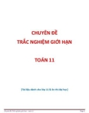 Chuyên đề trắc nghiệm Giới hạn Toán 11