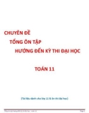 Chuyên đề tổng ôn tập hướng đến kỳ thi đại học Toán 11