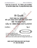 bí quyết phát hiện ra manh mối để lựa chọn cách giải hiệu quả nhất đề thi đại học (quyển 4 - tập 2): phần 1 - nxb Đại học sư phạm thành phố hồ chí minh