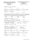 Đề thi thử THPT Quốc gia lần 2 môn Toán năm 2017 - Trường THPT chuyên Lê Quý Đôn