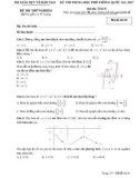 Kỳ thi Trung học phổ thông Quốc gia 2017 môn Toán (Mã đề thi 01)