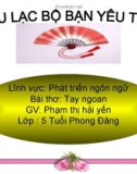 Giáo án Phát triển ngôn ngữ dành cho học sinh lớp 5