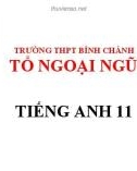 Bài giảng Tiếng Anh lớp 11 Unit 2: Personal experiences (Speaking) - Trường THPT Bình Chánh