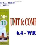 Bài giảng Tiếng Anh lớp 11 Unit 6: Competitions (Writing) - Trường THPT Bình Chánh