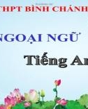 Bài giảng Tiếng Anh lớp 11 Unit 4: Volunteer work (Language focus) - Trường THPT Bình Chánh