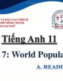 Bài giảng Tiếng Anh lớp 11 Unit 7: World population (Reading) - Trường THPT Bình Chánh