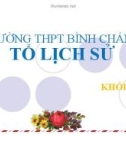 Bài giảng Lịch sử lớp 11 bài 8: Ôn tập lịch sử thế giới cận đại - Trường THPT Bình Chánh