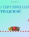 Bài giảng Lịch sử lớp 11 bài 7: Những thành tựu văn hóa thời cận đại - Trường THPT Bình Chánh