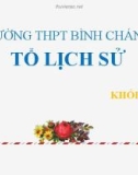 Bài giảng Lịch sử lớp 11 bài 9: Cách mạng tháng Mười Nga năm 1917 va cuộc đấu tranh bảo vệ cách mạng (1917-1921) - Trường THPT Bình Chánh