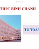 Bài giảng Hình học lớp 11: Hai mặt phẳng song song - Trường THPT Bình Chánh