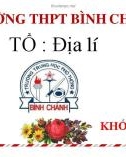 Bài giảng Địa lí lớp 10 bài 14: Thực hành Đọc bản đồ sự phân hóa các đới và các kiểu khí hậu trên Trái Đất. Phân tích biểu đồ một số khí hậu