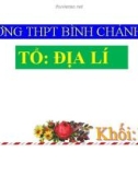 Bài giảng Địa lí lớp 10 bài 22: Dân số và sự gia tăng dân số - Trường THPT Bình Chánh