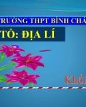 Bài giảng Địa lí lớp 10 bài 28: Địa lí ngành trồng trọt - Trường THPT Bình Chánh