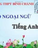 Bài giảng Tiếng Anh lớp 10 Unit 1: A day in the life of (Speaking) - Trường THPT Bình Chánh