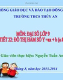 Bài giảng Đại số lớp 9 - Tiết 22: Đồ thị hàm số y = ax + b (a#0)