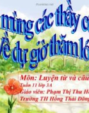 Bài giảng Tiếng Việt lớp 3: Luyện từ và câu. Mở rộng vốn từ: Quê hương - Phạm Thị Thu Hà