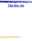 Bài giảng Tiếng Việt lớp 4: Tập làm văn - Luyện tập quan sát cây cối