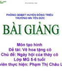 Bài giảng Mầm non: Vẽ hoa tặng cô - GV. Phạm Thị Châu Loan