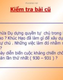 Bài giảng Lịch sử lớp 6 bài 27: Ngô Quyền và chiến thắng Bạch Đằng 938