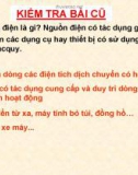 Bài giảng Vật lí lớp 7 bài 20: Chất dẫn điện và chất cách điện. Dòng điện trong kim loại