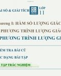 Bài giảng Giải tích lớp 11: Luyện tập phương trình lượng giác cơ bản