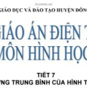 Bài giảng Hình học lớp 8 bài 4: Đường trung bình của tam giác, của hình thang (TT)