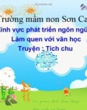 Bài giảng Mầm non: Làm quen với văn học