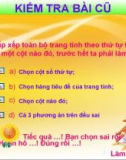 Bài giảng môn Tin học lớp 7 bài 9: Trình bày dữ liệu bằng biểu đồ