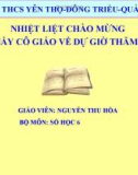 Bài giảng Đại số lớp 6 - Tiết 10&11: Luyện tập