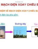 Bài giảng Công nghệ lớp 12 bài 23: Mạch điện xoay chiều ba pha