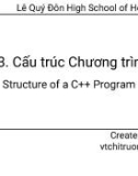 Bài giảng Tin học lớp 11 bài 3: Cấu trúc chương trình