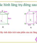 Bài giảng Hình học lớp 8 bài 6: Thể tích của lăng trụ đứng