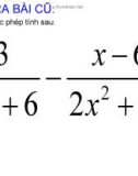 Bài giảng Đại số lớp 8 - Tiết 36: Phép nhân các phân thức đại số