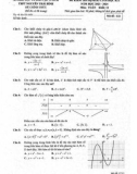 Đề thi học kì 1 môn Toán lớp 12 năm 2023-2024 - Trường THPT Nguyễn Thái Bình, TP. HCM