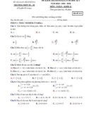 Đề thi học kì 1 môn Toán lớp 11 năm 2023-2024 - Trường THPT 25-10, Hải Phòng