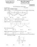 Đề thi học kì 1 môn Toán lớp 12 năm 2023-2024 - Trường THPT 25-10, Hải Phòng