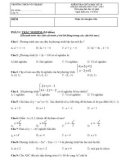 Đề thi giữa học kì 2 môn Toán lớp 9 năm 2022-2023 - Trường THCS Võ Thị Sáu, Tiên Phước