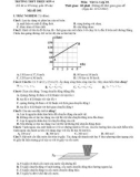 Đề thi KSCL môn Vật lí lớp 10 năm 2021-2022 (Lần 1) - Trường THPT Triệu Sơn 4, Thanh Hóa