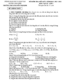 Đề thi giữa học kì 1 môn Vật lý lớp 9 năm 2023-2024 - Trường THCS Nguyến Thị Định, Long Điền