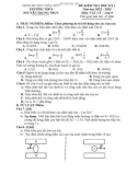 Đề thi học kì 1 môn Vật lý lớp 9 năm 2022-2023 có đáp án - Trường THCS Nguyễn Trung Trực, Châu Đức