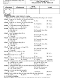 Đề thi giữa học kì 1 môn Công nghệ lớp 9 năm 2022-2023 có đáp án - Trường PTDTNT THCS Hiệp Đức, Hiệp Đức