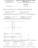 Đề thi thử THPT Quốc gia năm 2017 môn Toán lần 2 - Trường THPT Lương Ngọc Quyến - Mã đề 026