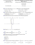 Đề thi thử THPT Quốc gia năm 2017 môn Toán lần 2 - Trường THPT Lương Ngọc Quyến - Mã đề 030