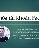 bài giảng mở khóa tài khoản fac