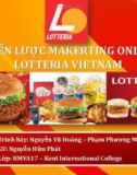 Luận văn: Chiến lược Digital Marketing Online Lotteria Việt Nam