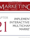 Lecture Marketing (11/e): Chapter 21 – Kerin, Hartley, Rudelius