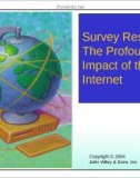 Lecture Marketing research - Chapter 5: Survey research: The profound impact of the internet