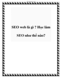 SEO website là gì ? Học làm SEO như thế nào?