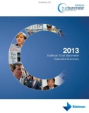 Executive Summary: 2013 Edelman Trust Barometer