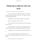 Những công cụ chỉnh sửa video trực tuyến